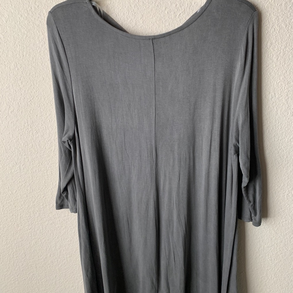 Oversized grey dress